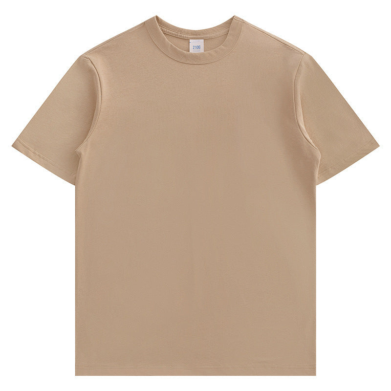 Basic short-sleeved cotton t-shirt