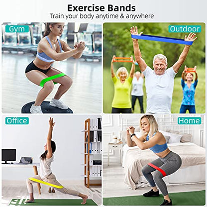 Resistance bands, set of 5 bands