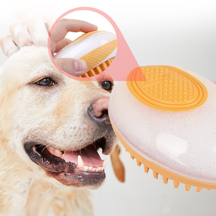 2 in 1 Bath Brush for Dogs and Cats